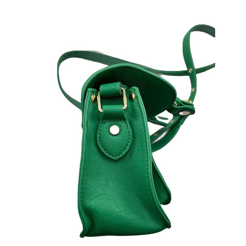 Charming Charlie Green Purse Handbag Shoulder Crossbody Satchel Bag - Picture 8 of 12